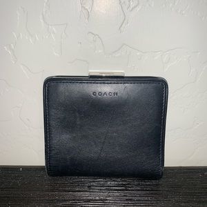 COACH Black Leather Wallet